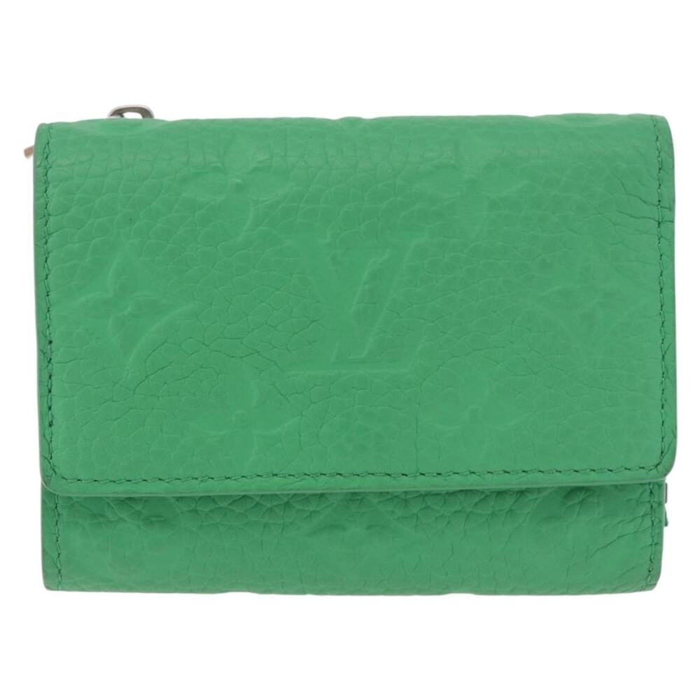 Louis Vuitton Monogram Empreinte Portefeuille Pilot Wallet Green